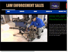 Tablet Screenshot of lawenforcementsalestn.com